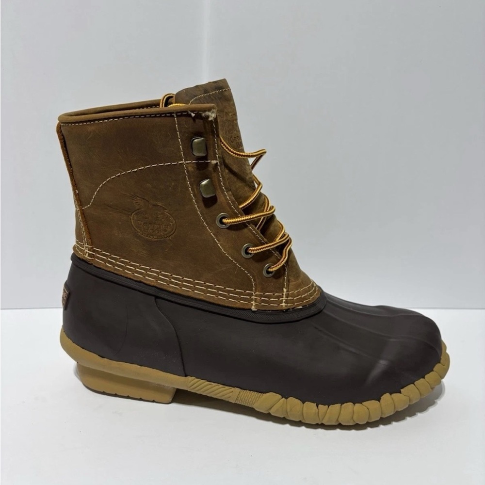 Georgia Boot Men’s Marshland, Brown Waterproof Duck Boots, Size 7 M